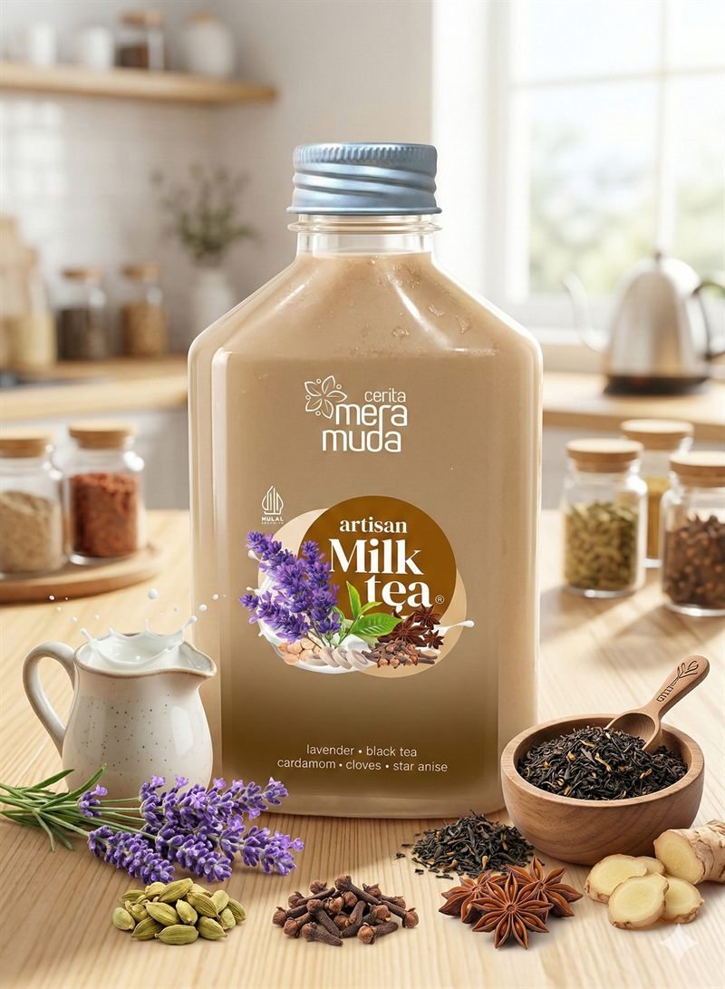 Lavender Milk Tea